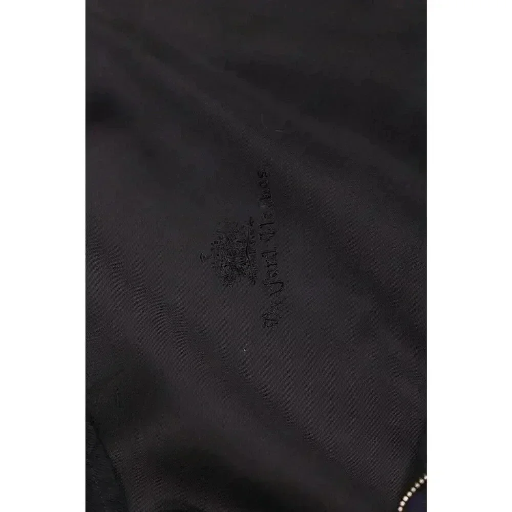 Oxxford Custom Recent Navy Blue Pinstripe Pleated Wool Dress Pants BIG 60x24 - Picture 6 of 7